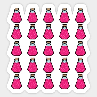 DIY Pink Potions/Poisons for Tabletop Board Games (Style 4) Sticker